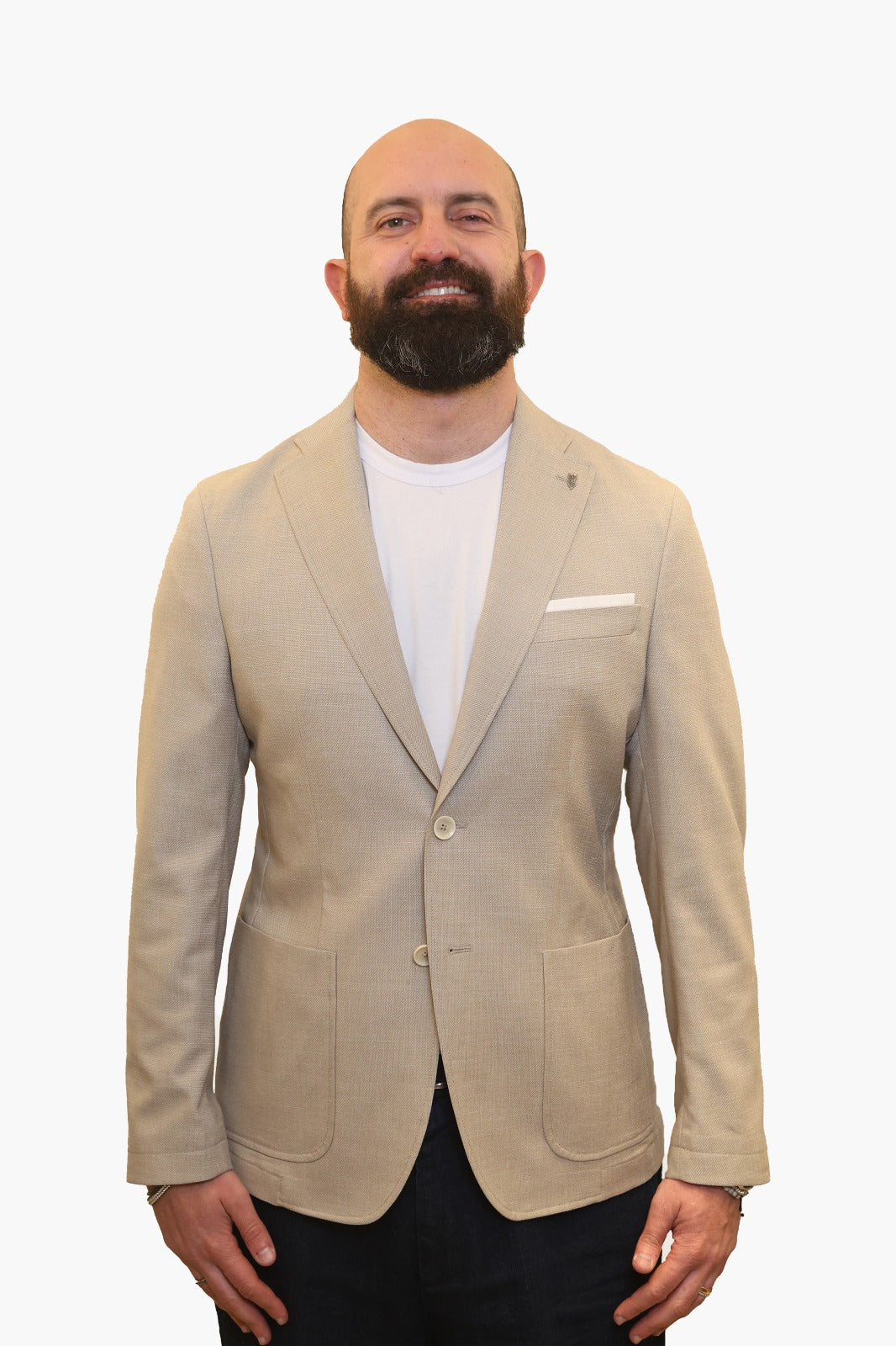 BERRY & BRIAN GIACCA MONOPETTO BEIGE