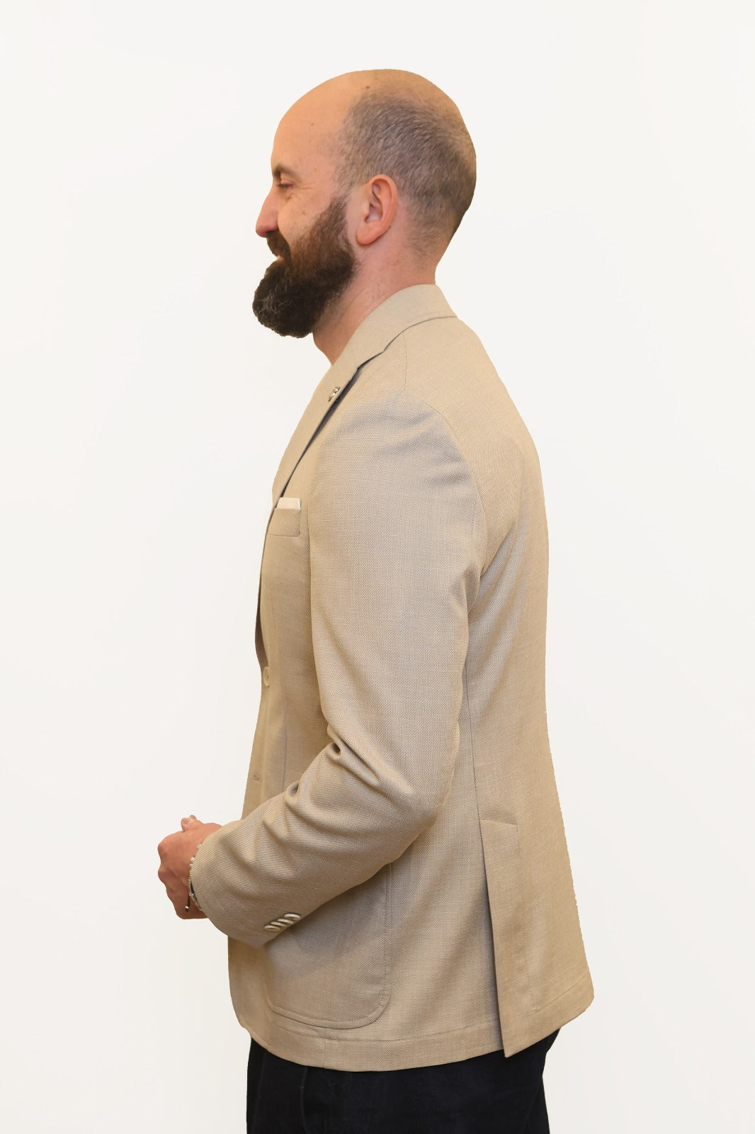 BERRY & BRIAN GIACCA MONOPETTO BEIGE