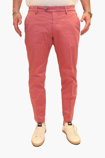 VANDOM PANTALONE STEFANO T1 IN COTONE POMPELMO ROSA
