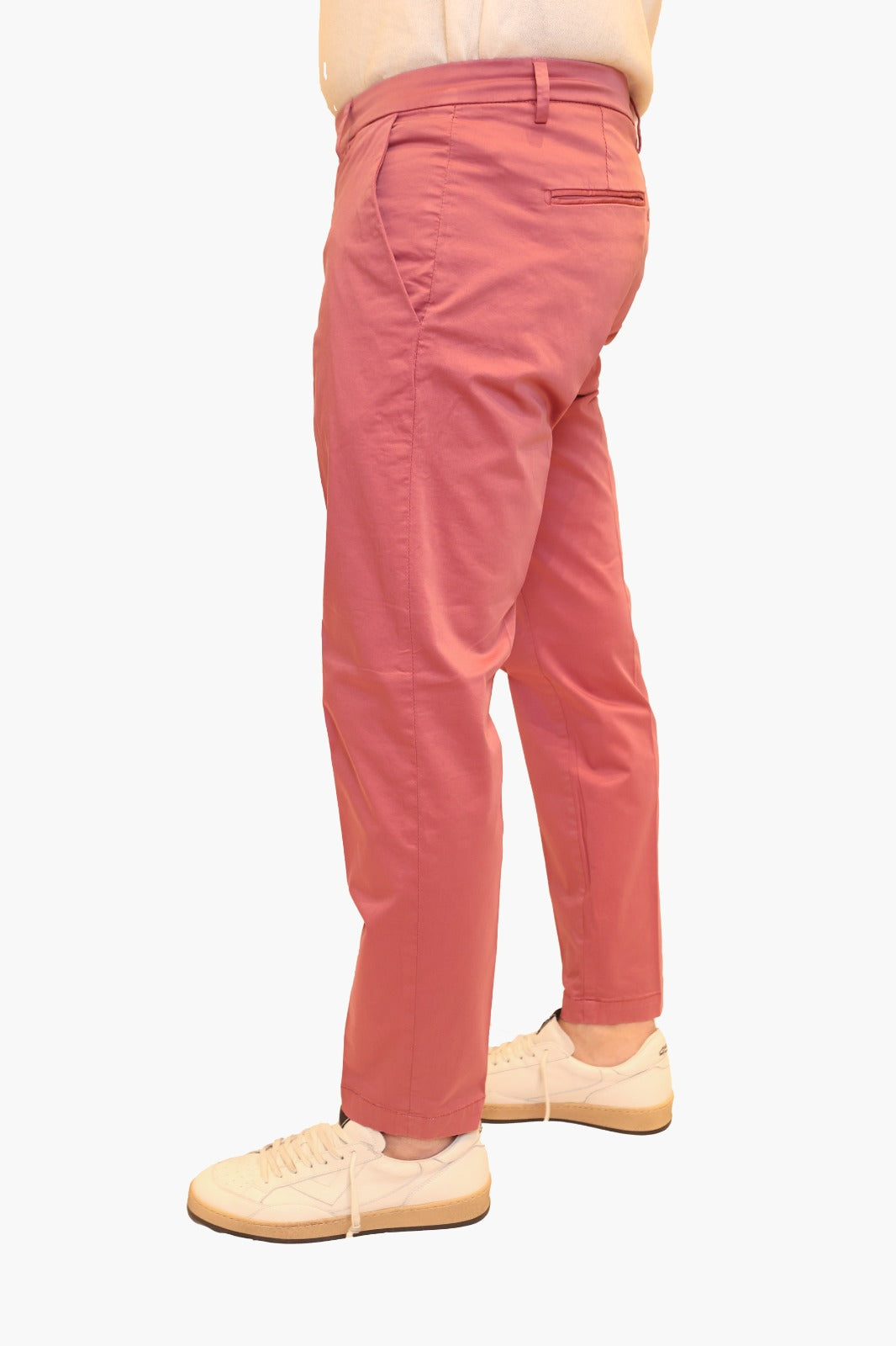VANDOM PANTALONE STEFANO T1 IN COTONE POMPELMO ROSA