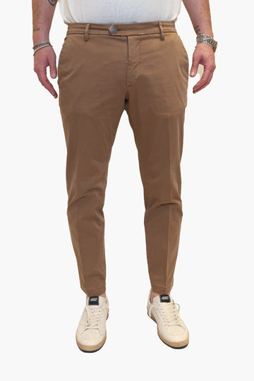 VANDOM PANTALONE STEFANO T1 IN COTONE NOCCIOLA