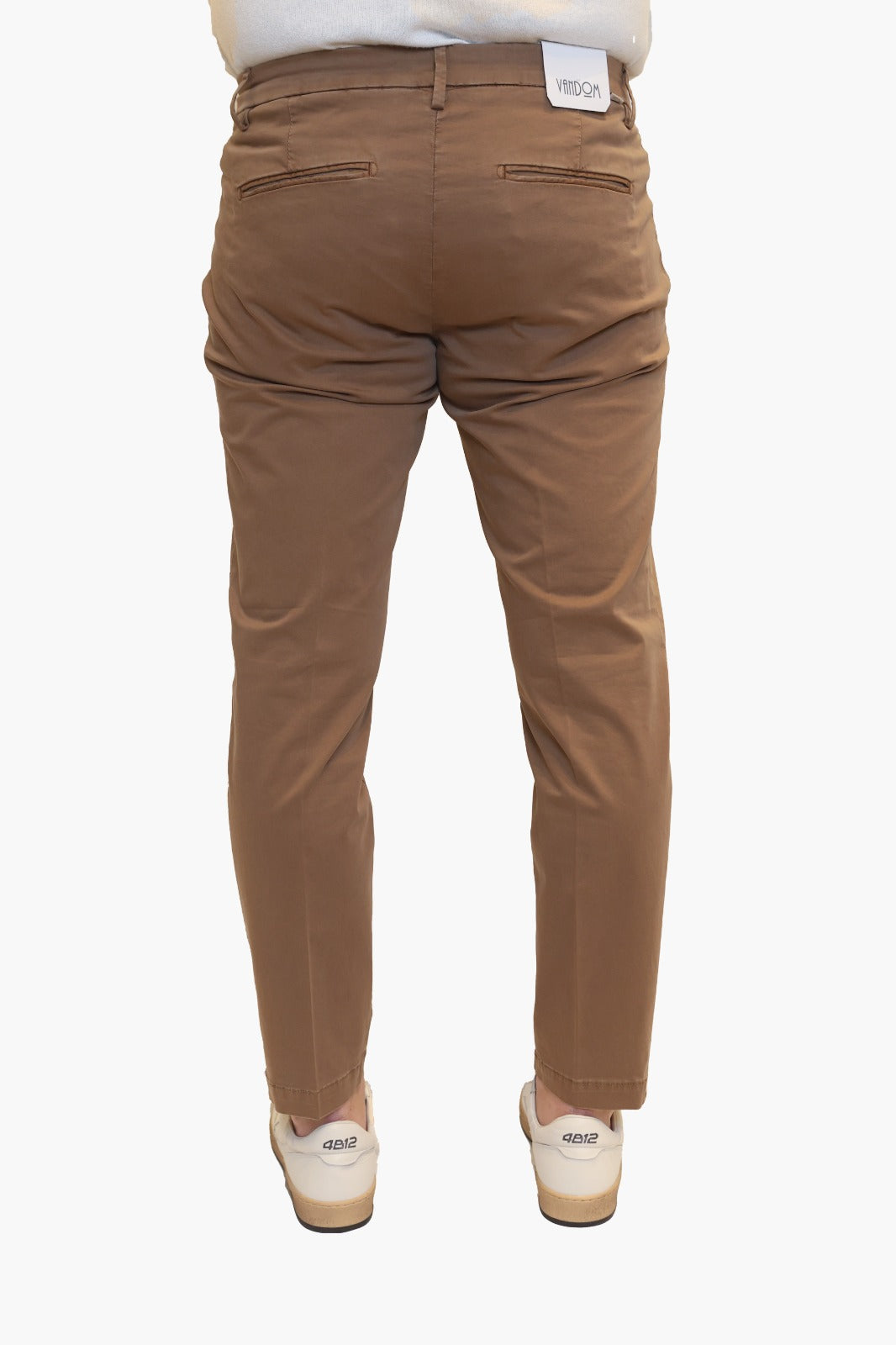 VANDOM PANTALONE STEFANO T1 IN COTONE NOCCIOLA