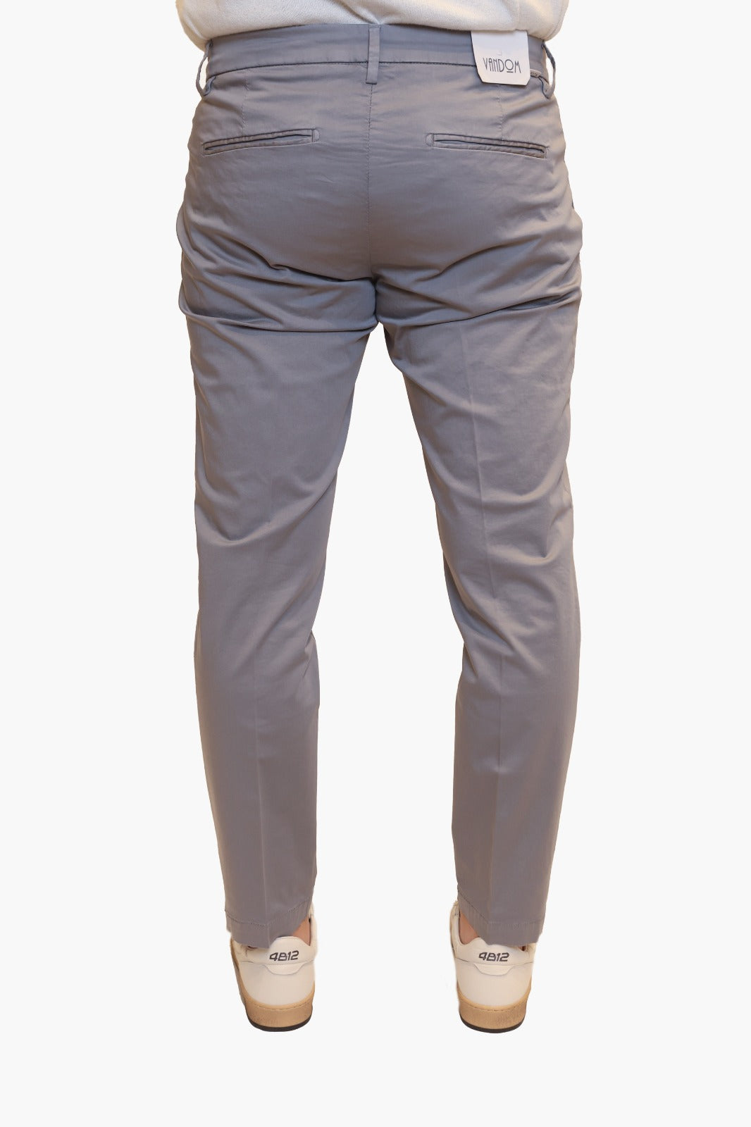 VANDOM PANTALONE STEFANO IN COTONE T1 GRIGIO