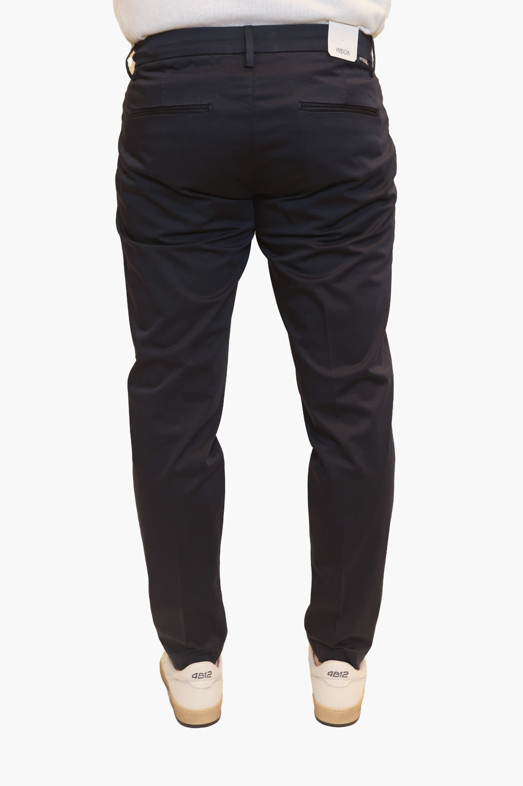 VANDOM PANTALONE STEFANO T1 IN COTONE BLU NAVY