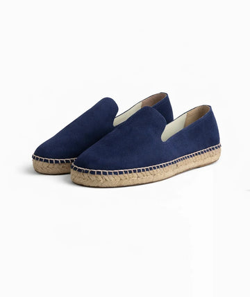 ST.TROPEZ ESPADRILLAS IN PELLE SCAMOSCIATA BLU
