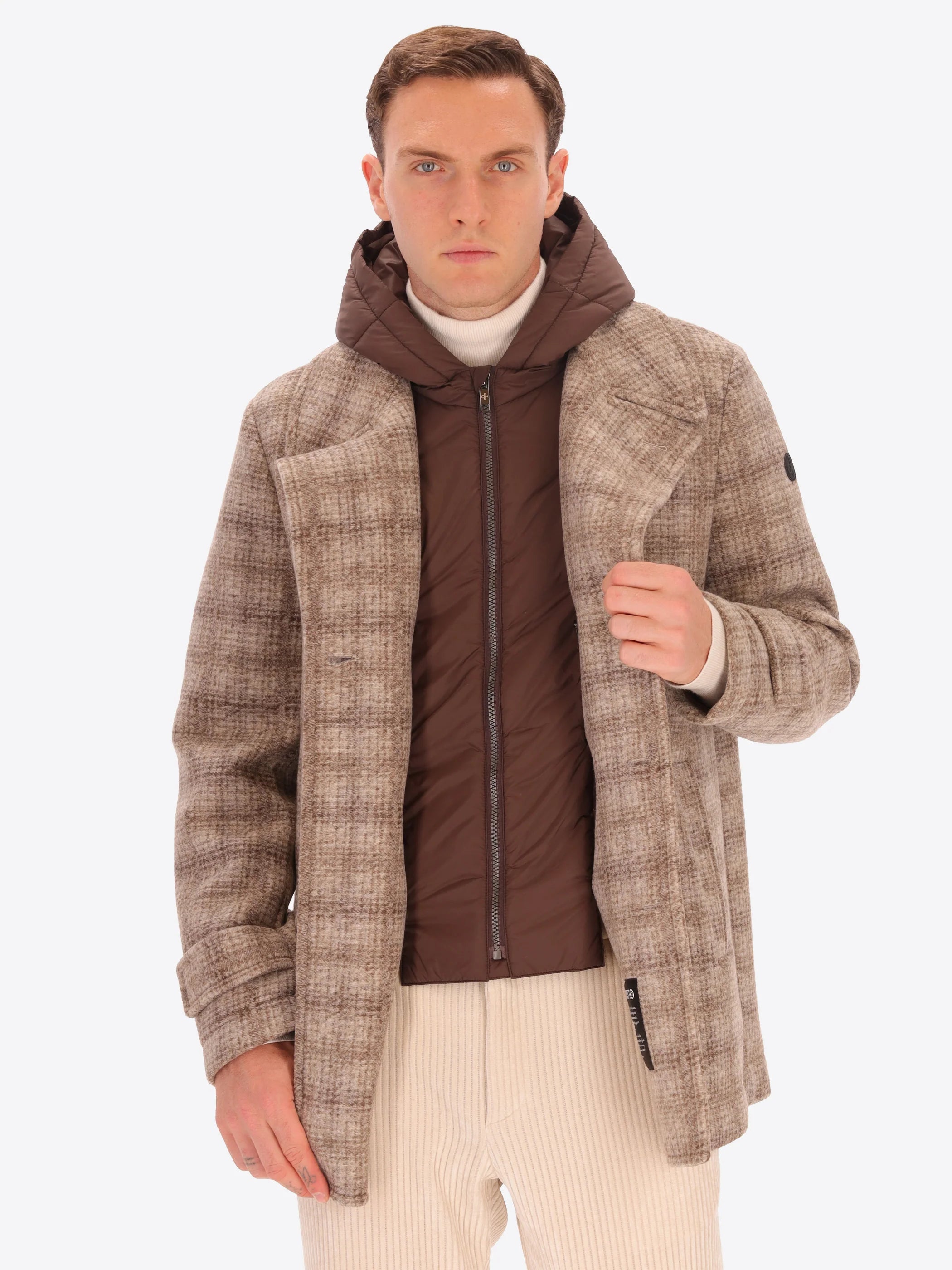 DISTRETTO12 PEACOT LEEDS TARTAN BEIGE