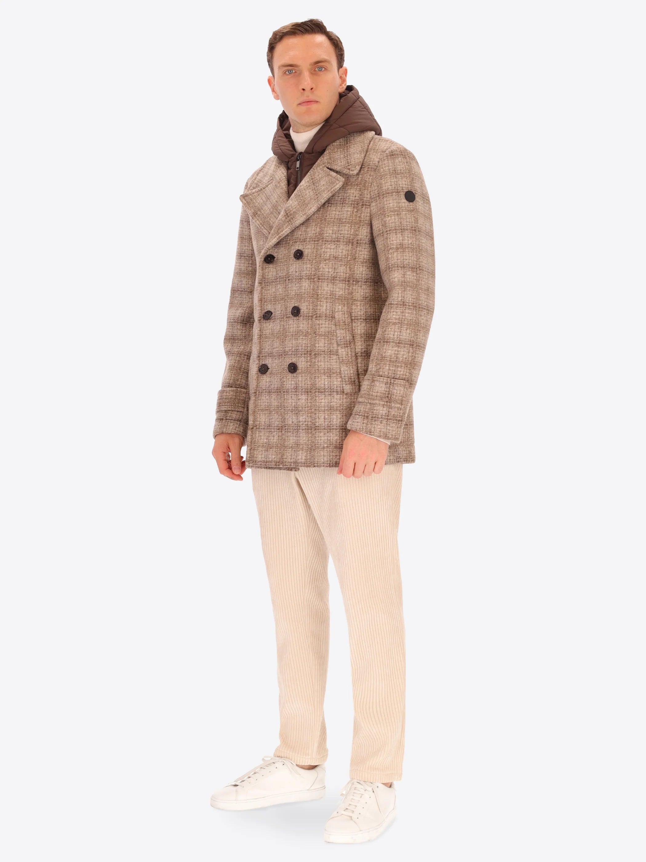DISTRETTO12 PEACOT LEEDS TARTAN BEIGE