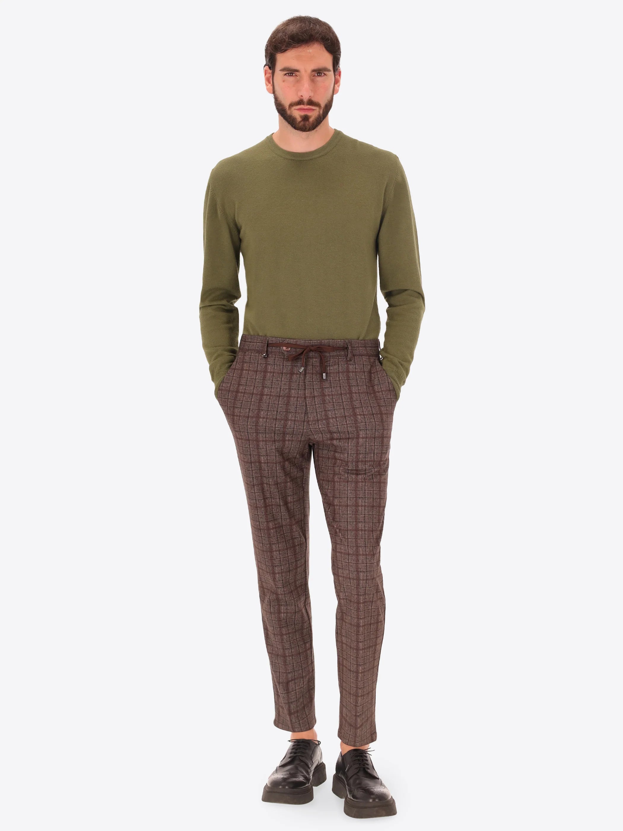 DISTRETTO12 PANTALONE WELLS PRINCIPE DI GALLES MORO