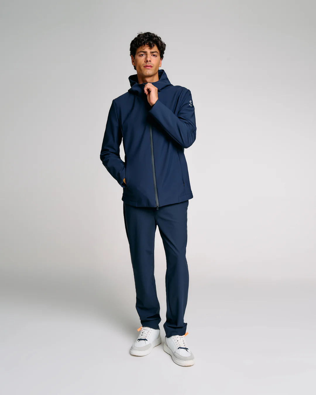 SUNS GIUBBOTTO APE FIRST CON INTERNO IN VELOUR BLU NAVY