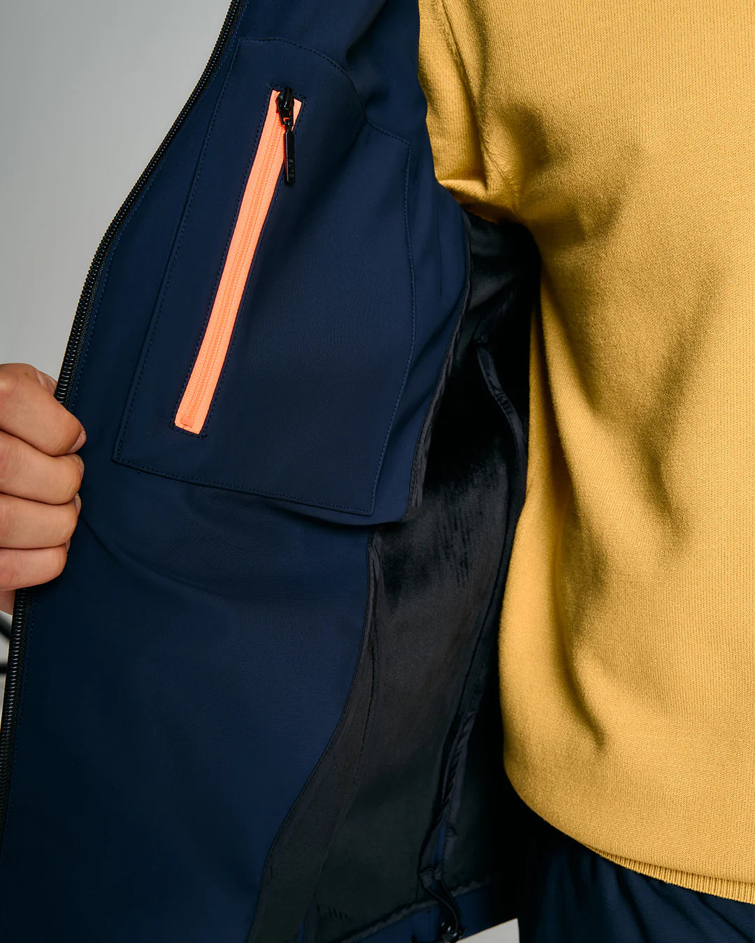 SUNS GIUBBOTTO APE FIRST CON INTERNO IN VELOUR BLU NAVY