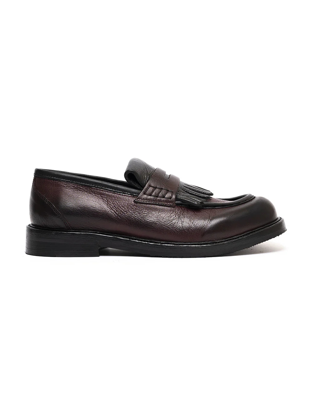 JP DAVID MOCASSINI NEW MESSICO BORDEAUX/NERO