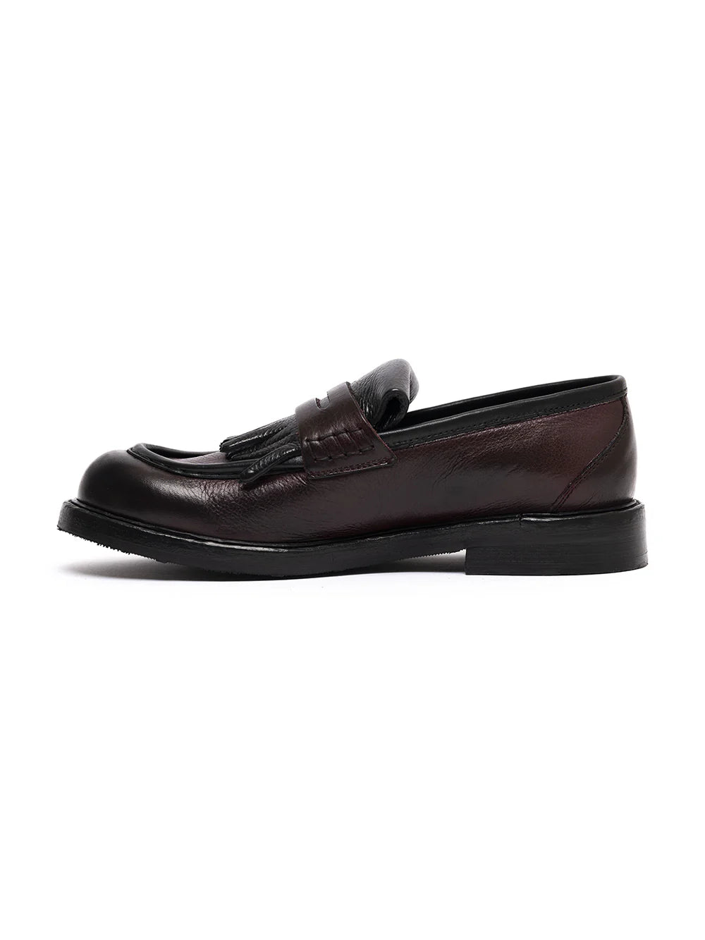 JP DAVID MOCASSINI NEW MESSICO BORDEAUX/NERO
