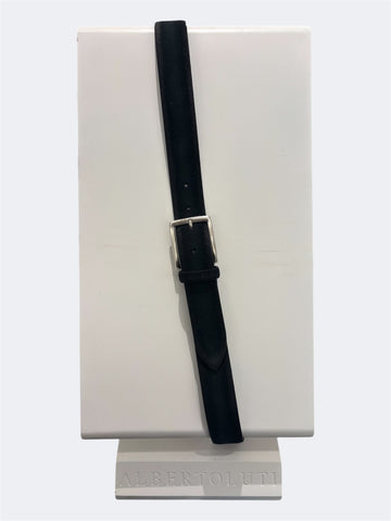 ALBERTO LUTI CINTURA IN CAMOSCIO BLU NAVY