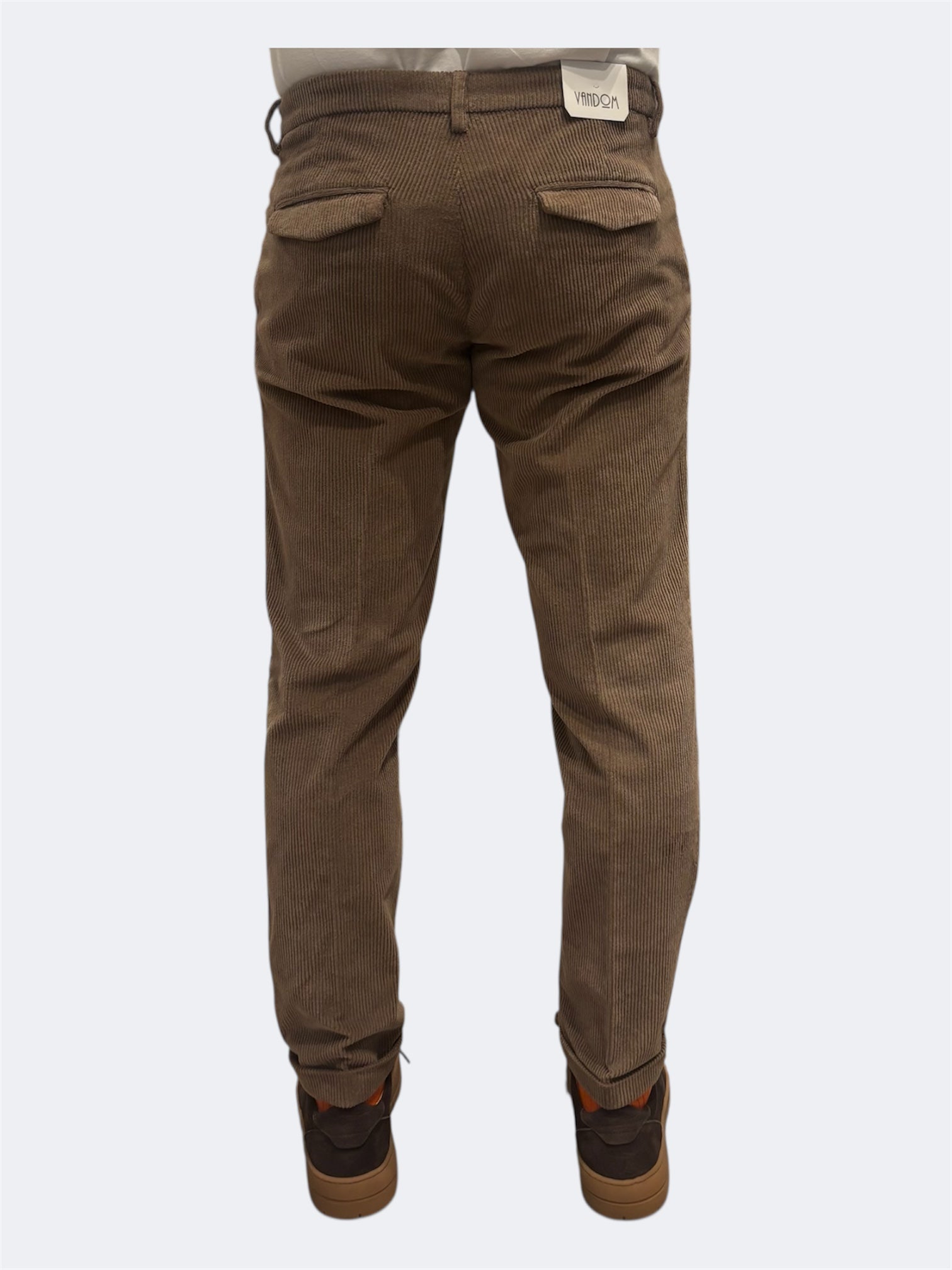 VANDOM GABRIEL PANTALONE IN VELLUTO FANGO 1 PENCE