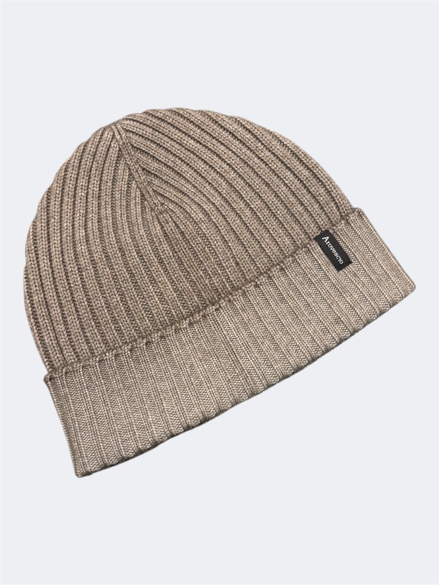 AROVESCIO CAPPELLO IN LANA MERINO EXTRAFINE OLD NOCCIOLA